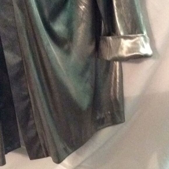 🎄 VTG 80s‎ liquid gold  jacket/beaded bells 🎅🏻 - Picture 3 of 8